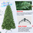 5FT PVC Green Memory Wire Christmas tree - V.I.P Digital Presence