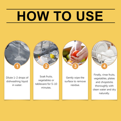 Fruit And Vegetable Cleaning Essence Mild Oil Cleaning Tableware Clean Fruit And Vegetable Multi-Functional Cleaner - V.I.P Digital Presence