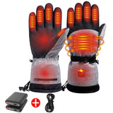Intelligent Heating Gloves Full Fat Touch Screen Warm Waterproof Outdoor Motor Sports Electric Heating Ski Gloves - V.I.P Digital Presence