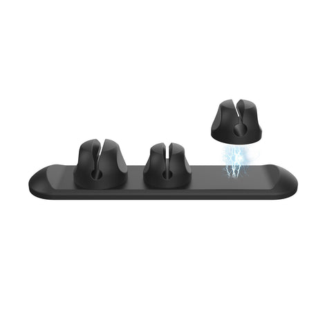 Data cable protection cover charging wire magnetic cable organizer silicone desktop data cable storage and winding device - V.I.P Digital Presence