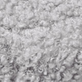 Grey Storage Ottoman Bench for End of Bed Gold Legs Modern Grey Faux Fur Entryway Bench - V.I.P Digital Presence