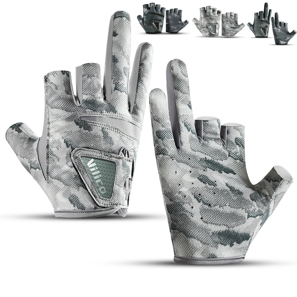 Outdoor fishing equipment - thin comfortable breathable leak proof 3-finger lure fishing gloves - V.I.P Digital Presence
