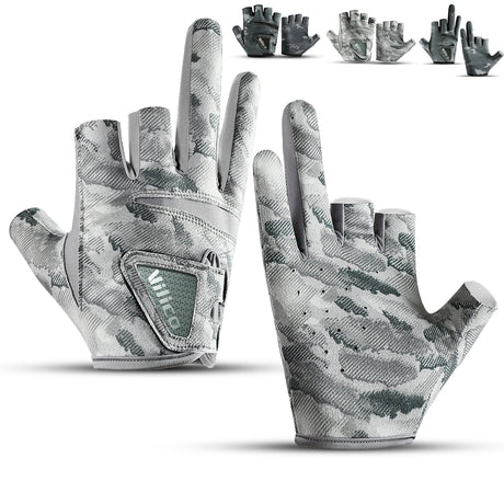 Outdoor fishing equipment - thin comfortable breathable leak proof 3-finger lure fishing gloves - V.I.P Digital Presence