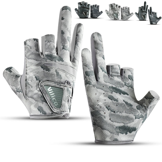 Outdoor fishing equipment - thin comfortable breathable leak proof 3-finger lure fishing gloves - V.I.P Digital Presence