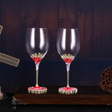 European enamel red wine glass gift cup - V.I.P Digital Presence