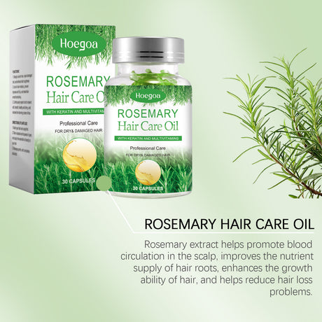 Rosemary Hair Care Capsules Nourishing Hair Care Capsules Soothing And Repairing Frizzy Rosemary Capsules - V.I.P Digital Presence