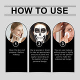 Halloween Face Painting Stick Set, Covered With Painted Foundation Makeup Clown Colorful Stick - V.I.P Digital Presence