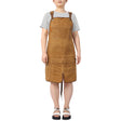 Long heavy-duty waxed canvas tool apron, carpenter apron, carpenter waterproof 18 ounces, fully adjustable - V.I.P Digital Presence