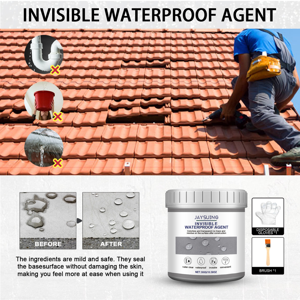 Sealing Waterproof Adhesive Bathroom Plumbing Glass Doors And Windows Leak Repair Multifunctional Tile Sealant - V.I.P Digital Presence