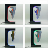 Magnetic levitation acrylic platform desktop advertising rotating display platform Magnetic levitation shoe display rack - V.I.P Digital Presence