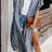Striped Open Front Longline Cover Up - V.I.P Digital Presence
