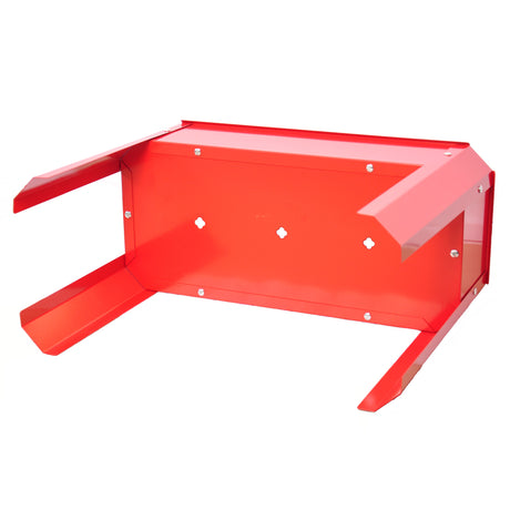 Elevated garden bed.metal elevated outdoor flowerpot box.suitable for backyard and terrace.large flowerpot. Red x 2 - V.I.P Digital Presence
