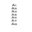 Suitable for Audi logo A3A4A5A6L A8LA4L, rear badge, and car sticker logo - V.I.P Digital Presence