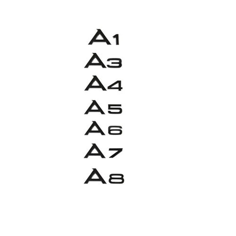 Suitable for Audi logo A3A4A5A6L A8LA4L, rear badge, and car sticker logo - V.I.P Digital Presence