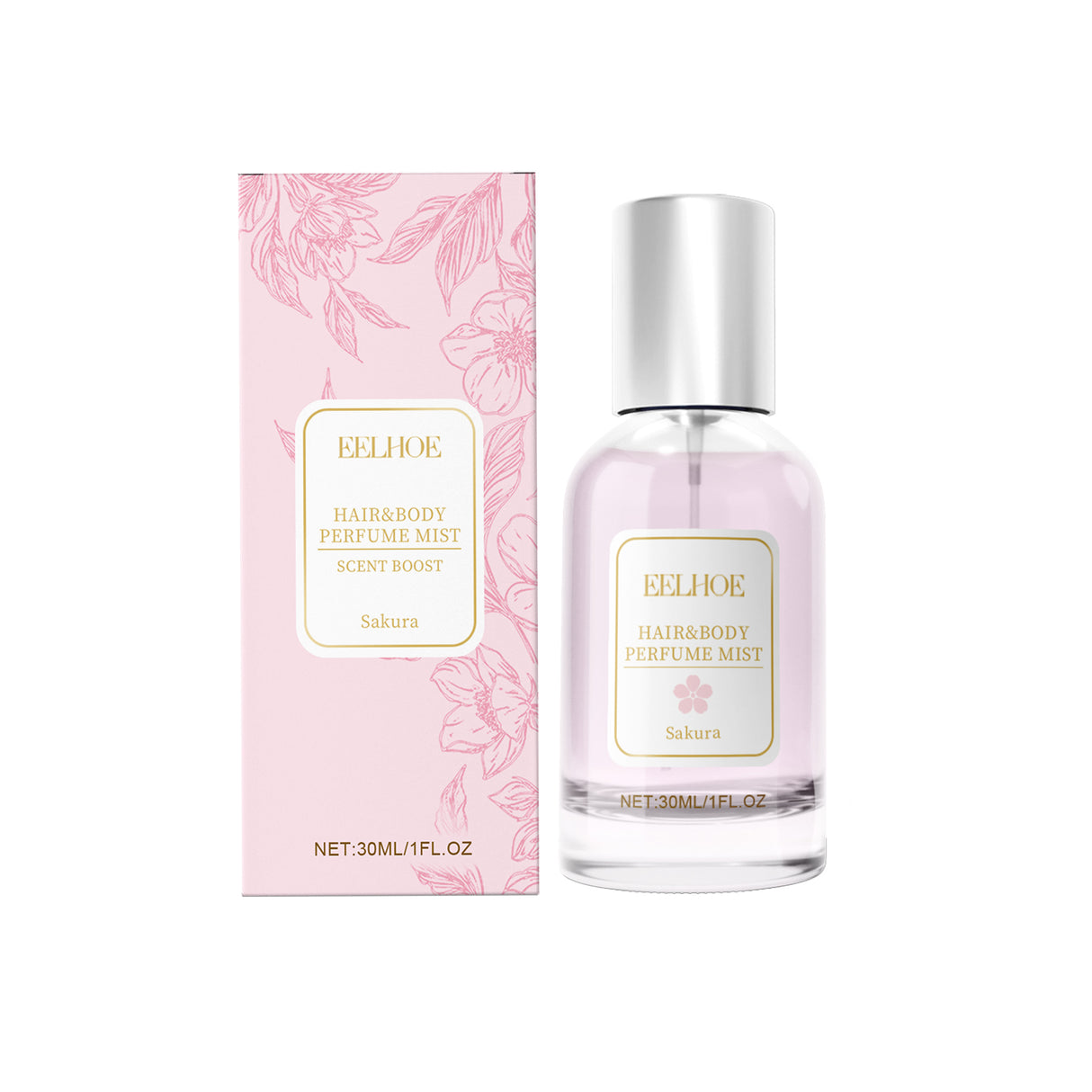 Cherry Blossom Body Hair Eau De Parfum Spray Elegant Fresh Dating Atmosphere Natural Niche Eau De Parfum Spray - V.I.P Digital Presence