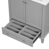 30 inch bathroom vanity no sink  base only gray - V.I.P Digital Presence