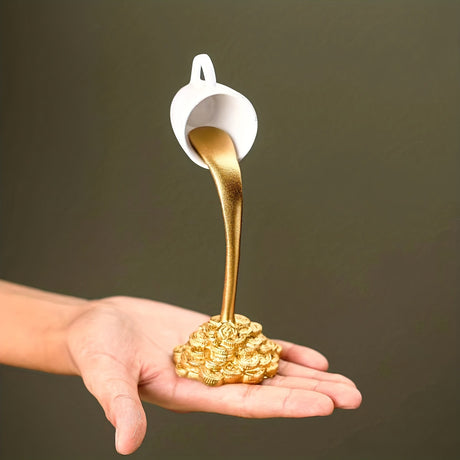 Decorative ornament floating coffee cup resin ornament home ornament floating coffee cup ornament - V.I.P Digital Presence