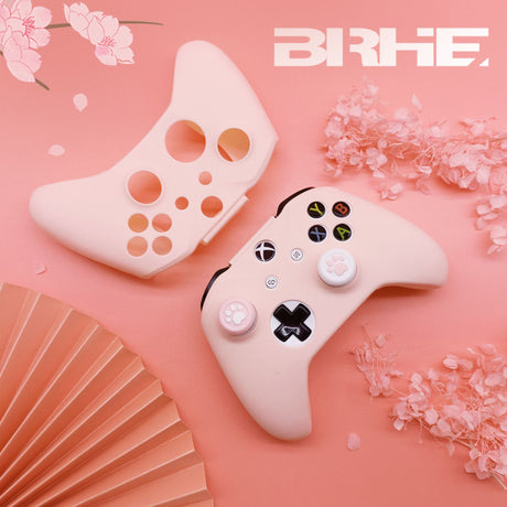 Controller protective cover with spray paint feel, girl pink, fierce male color, game controller silicone cover - V.I.P Digital Presence