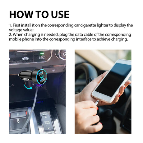 2-In-I Sterl Th Car Signal Jammer With Charging Pod, Car Dual USB Interface Mobile Phone Multi-Function Charger - V.I.P Digital Presence