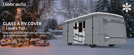 Umbrauto Class A RV Cover Upgraded Heavy Duty 7 Layers Top Windproof Breathable Class A Motorhome Camper Cover,Grey - V.I.P Digital Presence