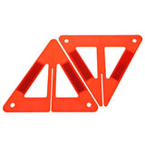 2Pcs Foldable Car Warning Triangle Safety Stop Breakdown Sign Board Emergency Reflective Flash Reflector - V.I.P Digital Presence