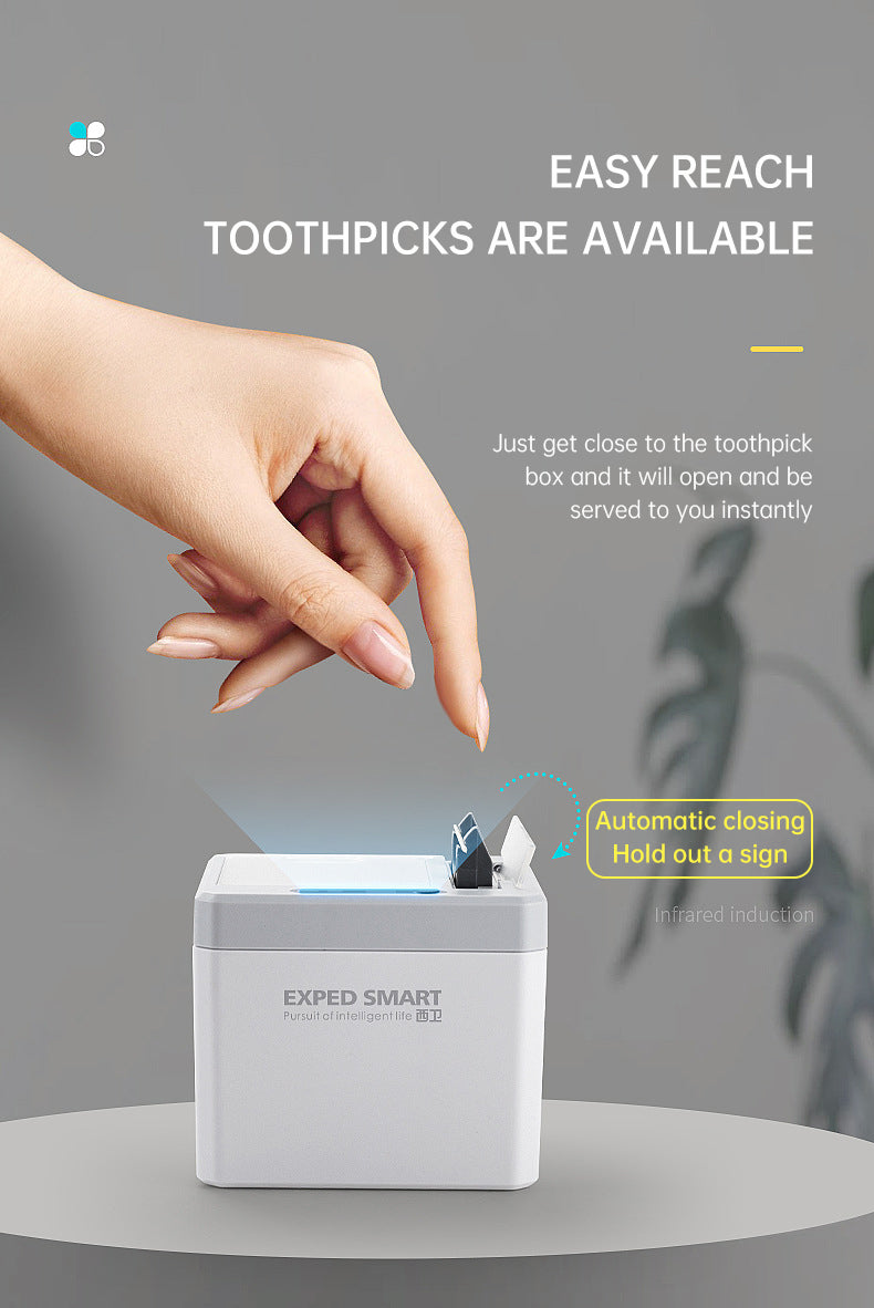 Can sense toothpick box, fully automatic innovation, home restaurant toothpick machine, hotel automatic electric pop-up toothpick cylinder - V.I.P Digital Presence