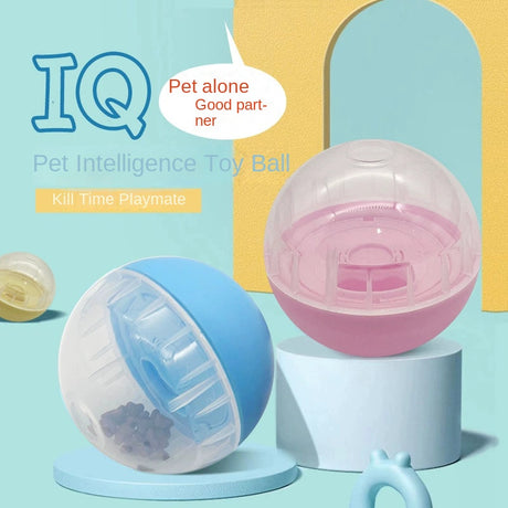 Pet Feeder Wobble Bowl Dog Food Dispensing Ball Chew-Resistant Intelligent Training Toy Cat and Dog Play Ball - V.I.P Digital Presence