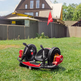 12V Kids Ride On Electric Toy,2WD,16'' exaggerated wheel,Dual handle control for 360 degree flexible steering and rotation - V.I.P Digital Presence