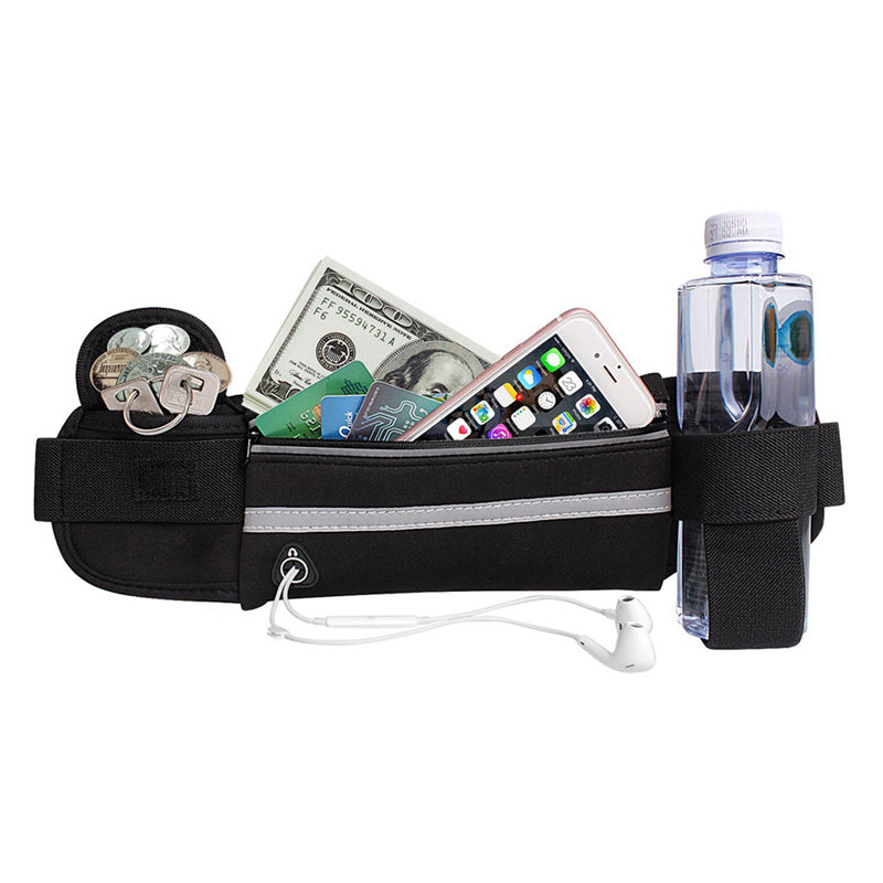 Fashion mini fanny pack for women men Portable convenient USB waist pack Travel multifunctional waterproof phone belt bag - V.I.P Digital Presence