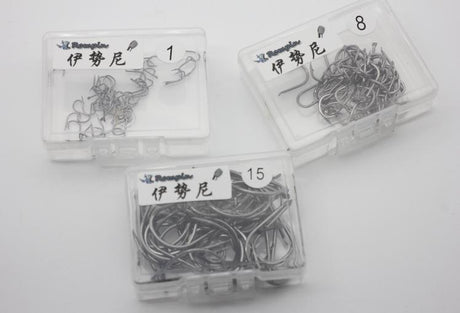Rompin 200pcs/Box Multiple Sizes High Carbon Steel Fishing Hook - V.I.P Digital Presence