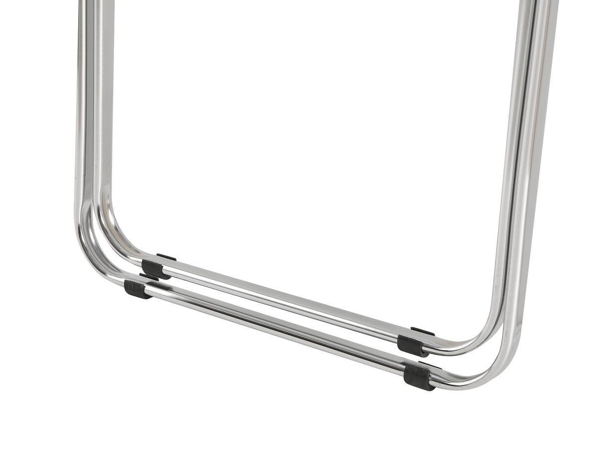 Transparent chair, stackable folding chair, PC plastic living room chair, chrome frame foldable acrylic chair, O-Clear - V.I.P Digital Presence