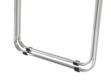 Transparent chair, stackable folding chair, PC plastic living room chair, chrome frame foldable acrylic chair, O-Clear - V.I.P Digital Presence