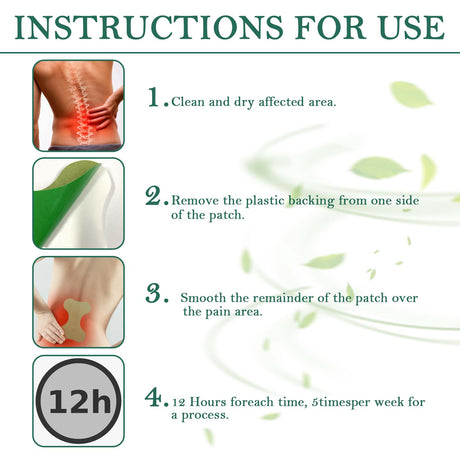 Lumbar Vertebra Plaster, Relieve Lumbar Stiffness, Swelling And Pain Lumbar Disc Protruding Muscles And Bones Care Patch - V.I.P Digital Presence