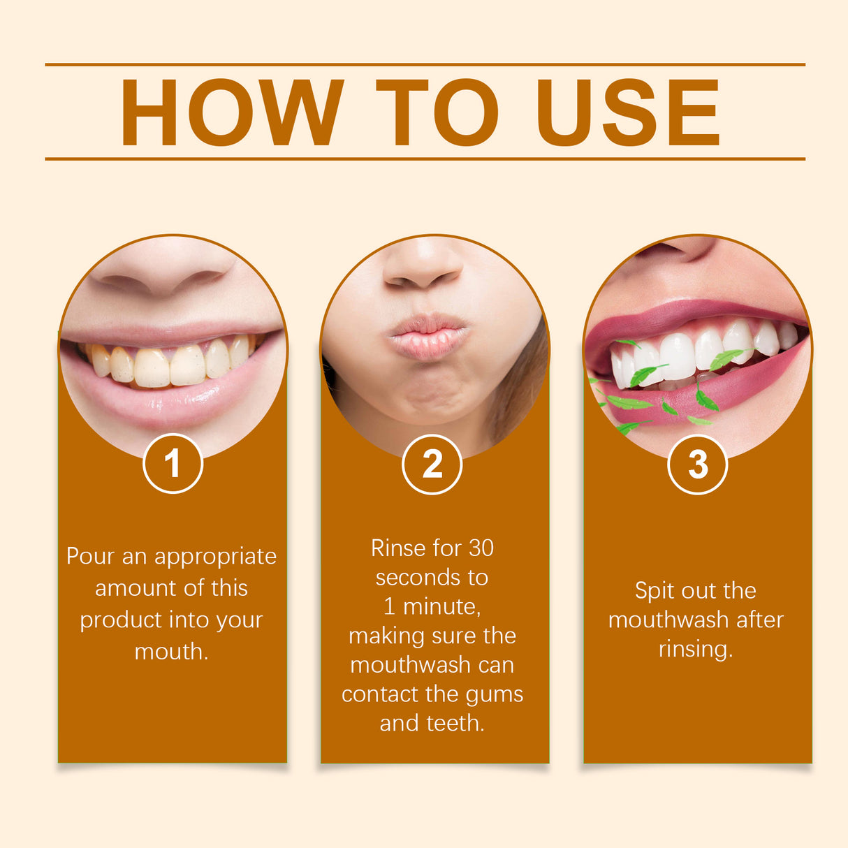 Herbal Mouthwash, Herbal Ingredients Gently Clean Teeth Odor Daily Care Mouthwash - V.I.P Digital Presence