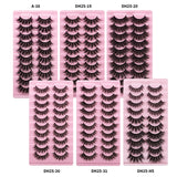 10 Pairs Of Messy Thick Imitation Mink Hair False Eyelashes 3D Stereo Realistic European And American Fried Hair False Eyelashes - V.I.P Digital Presence