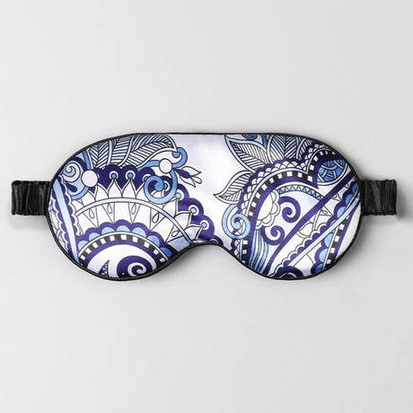 Double-Sided Imitation Silk Eye Mask Satin Silk Eye Protection Blackout Sleep Mulberry Silk Eye Mask Printed Spot Wholesale - V.I.P Digital Presence