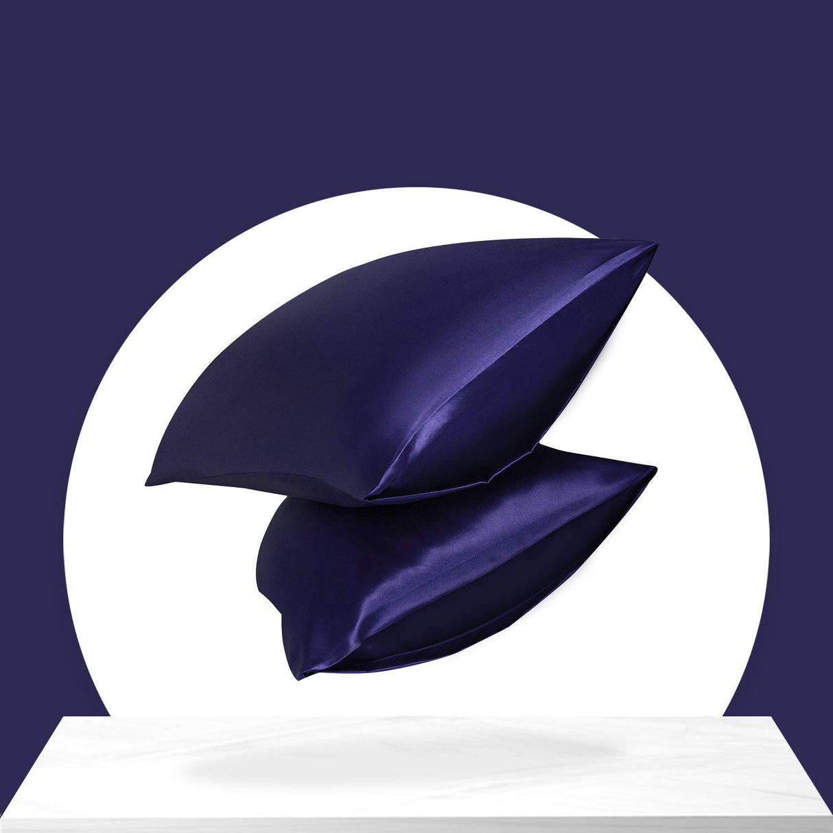 Simulation silk solid color polyester pillowcase envelope pillow pillow cases pillow pair multi-color - V.I.P Digital Presence