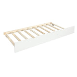 Daybed with Trundle Frame Set Twin Size White
