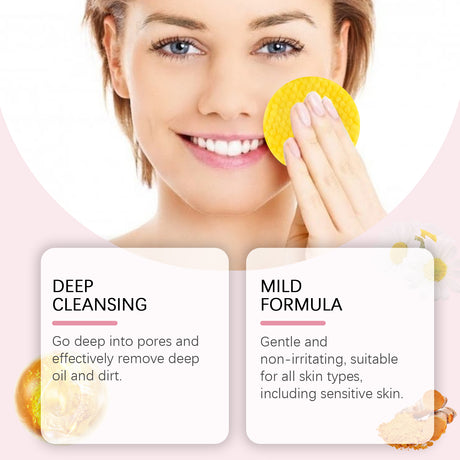 Turmeric Cleansing Pad Gently Cleanses Facial Skin And Hydrates And Moisturizes Skin Care Cleansing Pad - V.I.P Digital Presence