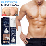Men's Hair Removal Foam Spray Leg Underarm Chest Hair Gentle Cleansing Quick Hair Removal Spray
