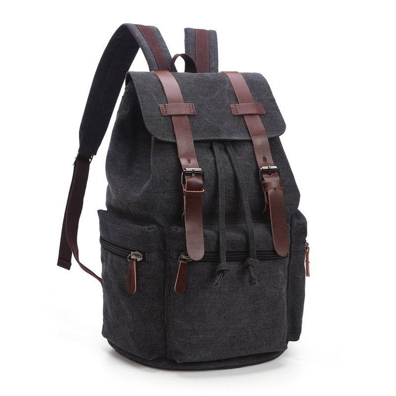 Durable casual large capacity travel bag computer backpack junior high school student school bag backpack Canvas - V.I.P Digital Presence