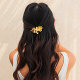 Metal concave convex folded alloy hair clip Hairpin irregular temperament hair clip - V.I.P Digital Presence