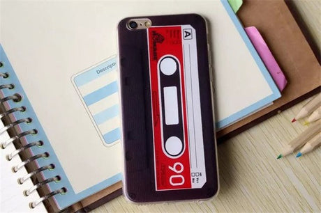 Cassette Tape Tpu silicone Case For Coque Apple iPhone 5 5s se 6 6s 6plus 6s PlusCases Camera Back Cover Capinha Vintage Fundas - V.I.P Digital Presence