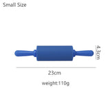 Wooden Handle Silicone Rolling Pin Rolling Pin Roller Flour Pin Small Medium And Large Household Baking Tools And Kitchenware - V.I.P Digital Presence