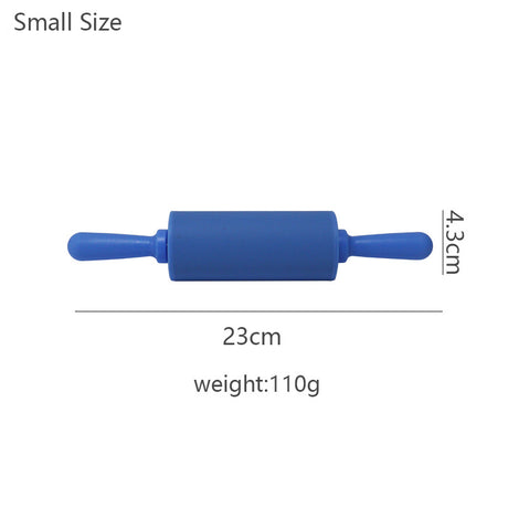 Wooden Handle Silicone Rolling Pin Rolling Pin Roller Flour Pin Small Medium And Large Household Baking Tools And Kitchenware - V.I.P Digital Presence