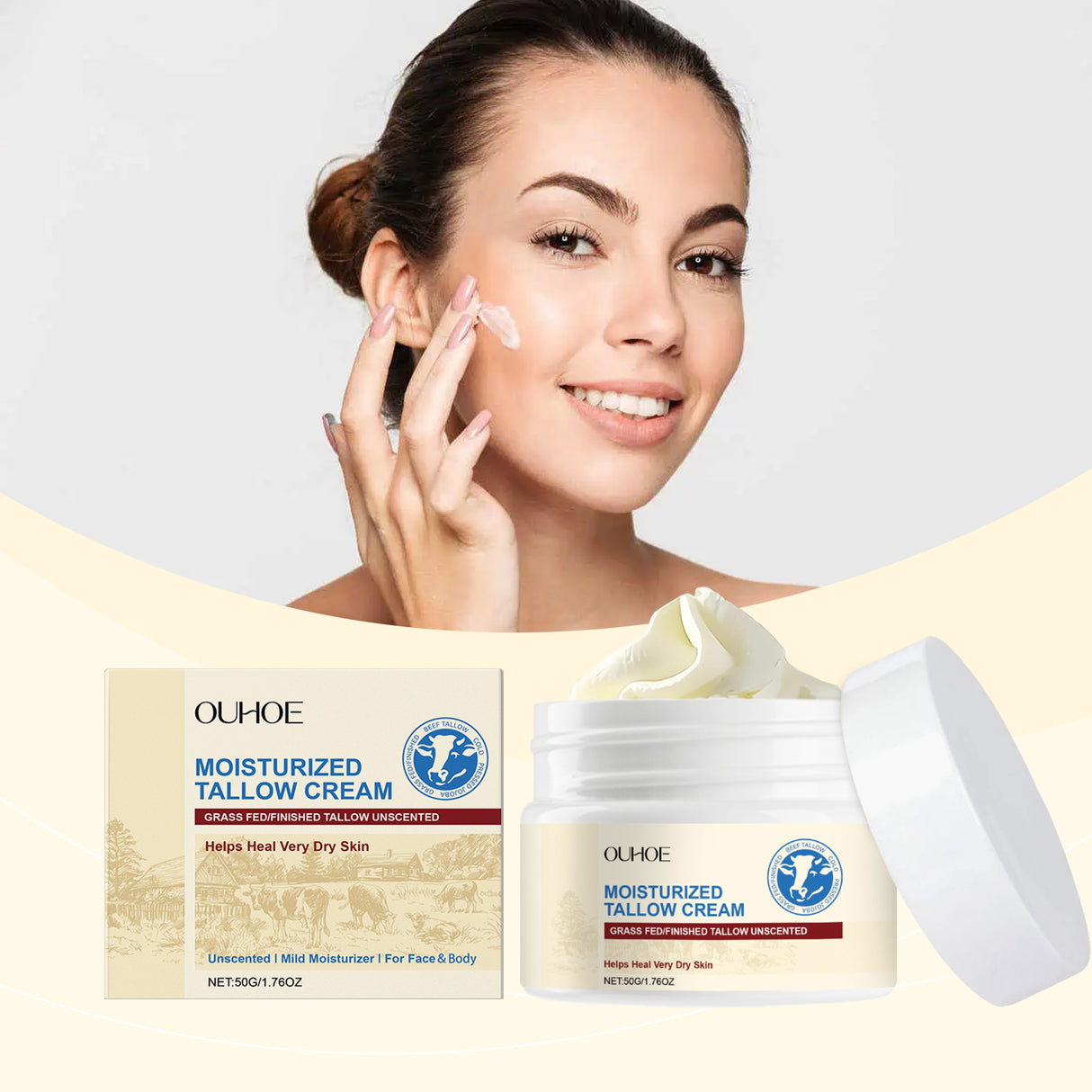 Tallow Moisturizing Cream Tallow Moisturizing Cream For Delicate Face And Skin