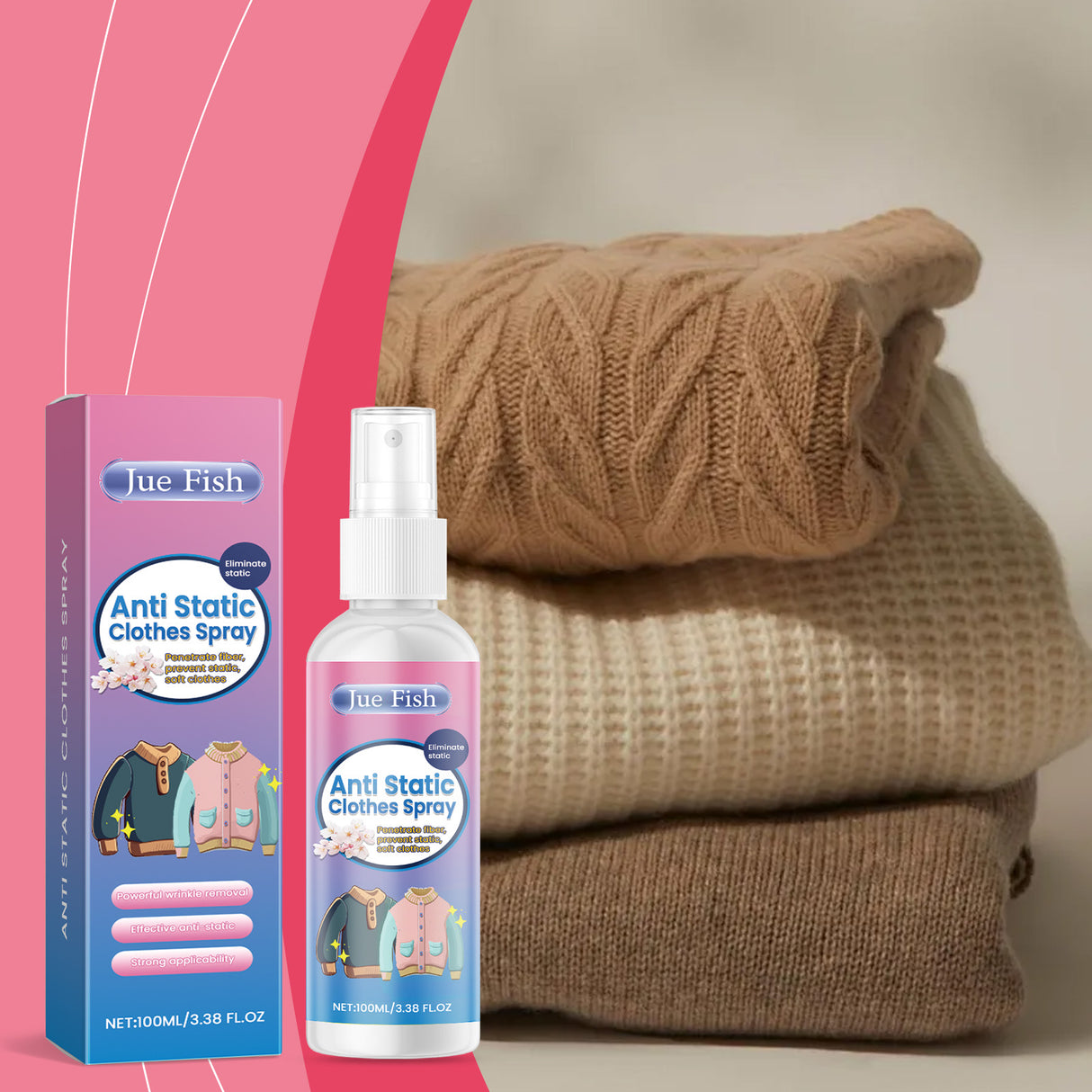 Clothing Anti-Static Spray, Soft And Comfortable To Reduce Clothing Wrinkles Smooth Clothing Care - V.I.P Digital Presence
