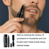 Beard Refill Pen Kit Men's Beard Natural Waterproof Beard Pen Beard Tracing Pen - V.I.P Digital Presence