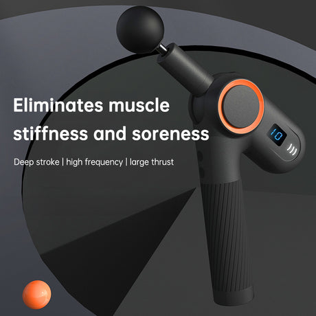 900-turn fascial gun USB charging massage angle rotatable full body muscle massage machine gun - V.I.P Digital Presence