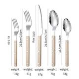 French Rivet ABS Handle Hotel Western Tableware Steak Knife Butter Knife Set - V.I.P Digital Presence
